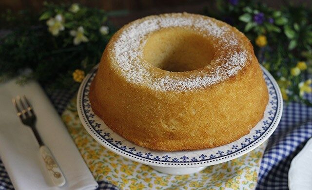 Bolo de fubá de liquidificador